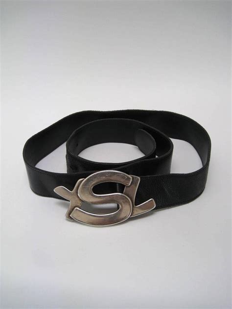 ysl silver buckle.